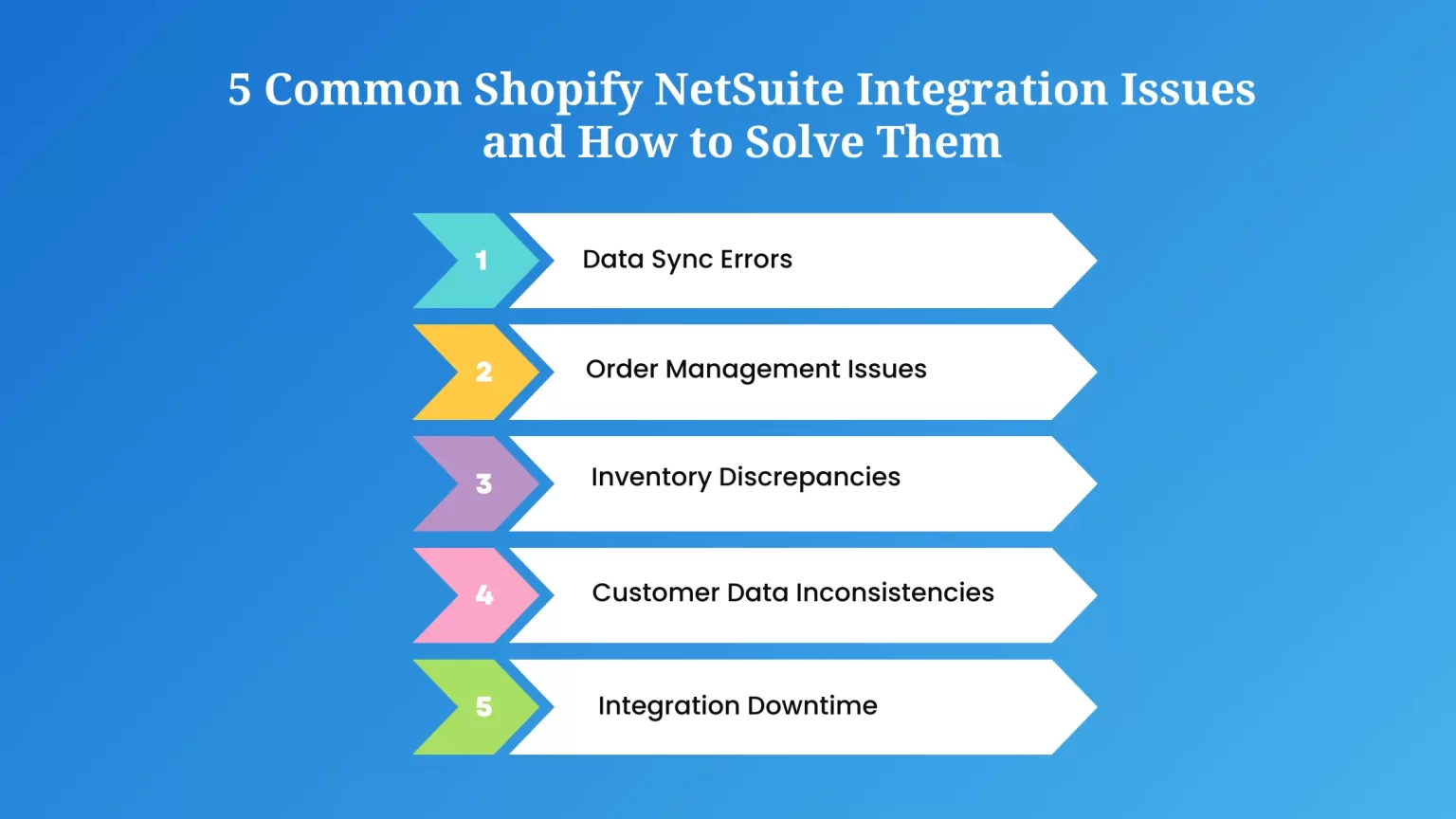 5 Common Shopify NetSuite Integration